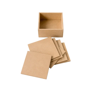 MDF <b>Coaster</b> <b>Drinks</b> Cork Round Mats & Pads Classic Design <b>Drink</b> Crafts MDF <b>Coaster</b> Top Price - Product Image 2