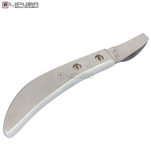 Cuchillo para Pezuñas LIPUMA VETRA de Acero Inoxidable Plateado y Aluminio de 22 cm, Cuchillo Profesional para Recortar Pezuñas de Caballos y Ganado - Product Image 1