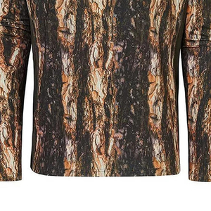 T-shirt à manches courtes pour homme, léger, à séchage rapide, imprimé camouflage, pour la pêche et la chasse en été - Product Image 5