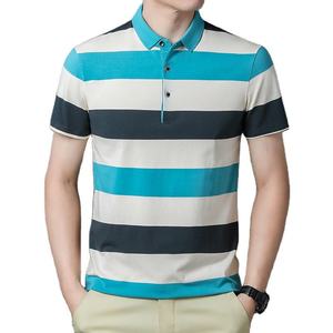 Camiseta de Verano para Hombre, Nueva Moda, Tejida, de Manga Corta, Diseño Personalizado, Bordada, 100% Algodón, Antiarrugas, Lisa - Product Image 5