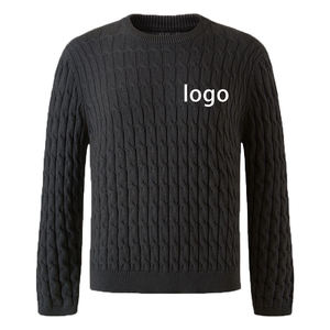 Men's Solid Green and Multi Colour Knitted <b>Pullover</b> <b>Sweater</b> Regular Sleeve Autumn Wear - Product Image 3