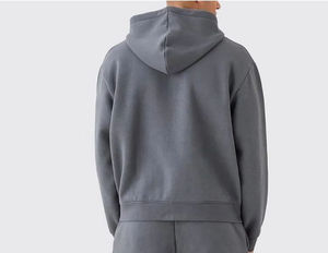 Conjunto de sudaderas con capucha de lana para gimnasio y Fitness de calidad superior, chándales, ropa atlética de alta calidad, entrenamientos para Sudadera con capucha y conjunto corto - Product Image 3