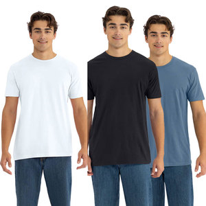 Men's White O-Neck Private Label Premium Cotton T <b>Shirt</b> Inspired by Next Level Apparel Retail Fit Blank Tees for Clothing Brands - Product Image 5