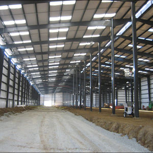 Modern Gable çerçeve çelik tutuyor bina modüler depo 1000 metrekare depo ahır yapı prefabrik - Product Image 3