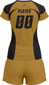 Tenue de volley-ball SpikeStorm Pro AeroSpike Elite, kit de volley-ball ThunderHit Premium, 100 % polyester, impression par sublimation intégrale - Product Image 3
