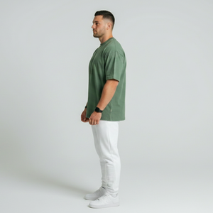 Camiseta Personalizada con Corte y Costura a Medida, 100% Algodón, Impresión Gráfica, Lavado Ácido, Estilo Vintage, Talla Grande para Hombre, Camiseta Oversize - Product Image 5