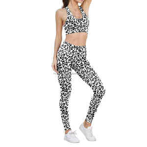 Vente en gros à prix réduit Ensemble legging et soutien-gorge pour femmes sur mesure Ensemble de yoga pour femmes de qualité supérieure dernier modèle - Product Image 4