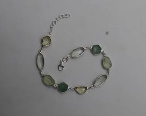 สร้อยข้อมือหินอเวนเจอรีนและไพไรต์ธรรมชาติพร้อมเงินแท้ 925 – สร้อยข้อมือพลอยทำมือสำหรับผู้หญิง |   ผู้จัดจำหน่ายเครื่องประดับขายส่ง - Product Image 2