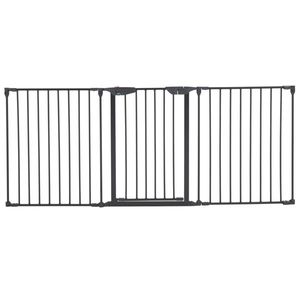 3-Piece Black Foldable Fireplace Fence 179.2*74.8*2cm Set & Accessories - Product Image 3
