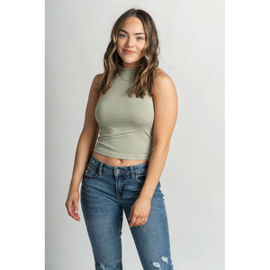 Camiseta sin mangas básica de moda para mujer, ajustada, elástica, informal, para verano, para usar en capas, con opción de logotipo personalizado, opciones de talla, venta al por mayor - Product Image 4