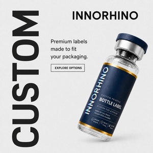 Étiquette personnalisée autocollante imperméable holographique irisée nacrée métallique pour flacon de peptide de 3 à 10 ml et stylo, impression OEM/ODM - Product Image 6