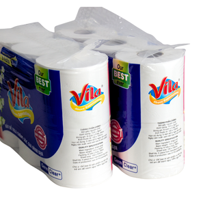 Papel Higiénico de Alta Absorción de Agua, 4 Capas, 6 Rollos por Bolsa, Color Blanco, Tamaño 100x105mm, Venta al por Mayor, Fábrica OEM/ODM - Product Image 5