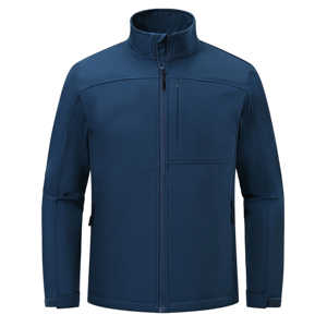 Veste softshell homme haute qualité pour sports d'hiver en plein air, col montant, respirante - Product Image 2