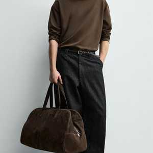 เสื้อยืดแขนยาวผู้ชายแบบเลเยอร์ |   เสื้อยืดคอกลมผ้าฝ้าย 100% ทรงหลวม ป้องกันรอยยับ รุ่นคอนทราสต์เฮม |   รับผลิตแบบ OEM/ODM ขายส่ง - Product Image 4