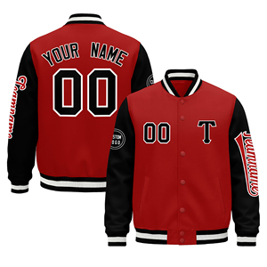 Veste d'hiver respirante et écologique en laine avec patchs chenille style hip-hop vintage, coupe-vent grande taille, vente chaude - Product Image 1