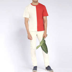 T-shirts pour hommes décontractés de couleur unie avec logo personnalisé, 100% coton respirant, manches courtes, fabriqués au Pakistan - Product Image 5