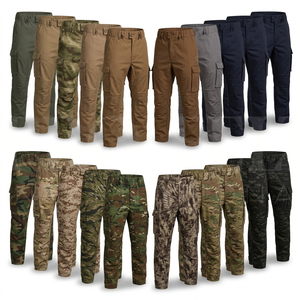 Pantalones Cargo de Camuflaje Personalizados, Impermeables, para Entrenamiento, con Múltiples Bolsillos, Ropa de Trabajo para Exteriores, Ligeros y Duraderos - Product Image 1