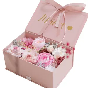 Vietnam Promotional Party Re - Baby Pink L Flower Bouquet Boxes Scenarios Business Gifts Garden Box In Luxury Paper Package