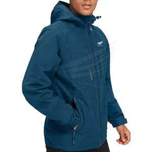 Chaqueta Impermeable de Nylon/Poliéster para Hombre, Estilo Urbano, con Logotipo Frontal, Transpirable y Resistente al Viento, Precio al por Mayor, Superventas - Product Image 3