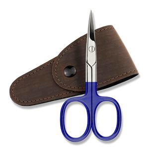 Tijeras de belleza multiusos para uñas y uñas de los pies Tijera de manicura ligera más vendida con bolsa de cuero Pu - Product Image 3