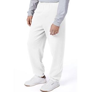 Pantalones de chándal de algodón 100%, ropa de calle, estilo deportivo informal, diseño acampanado personalizado para hombre, pantalones de chándal de cintura alta, patrón sólido - Product Image 6