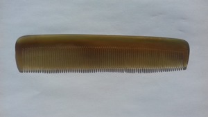 Peines de cuerno de búfalo natural hechos a mano, de dientes anchos y finos, antiestáticos, ecológicos, de lujo, duraderos, para uso natural. - Product Image 5