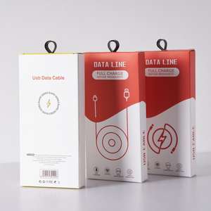 Boîte d'emballage en papier personnalisée directement de l'usine pour câble USB et chargeur de téléphone - Product Image 2