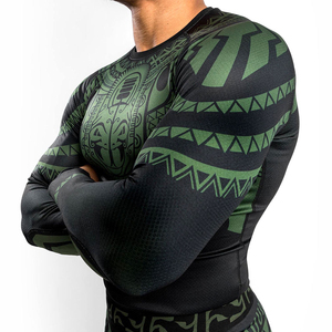 Chemises de compression unisexes à manches longues, respirantes, antibactériennes, à séchage rapide, de haute qualité, imprimées par sublimation - Product Image 2