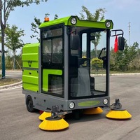 Balayeuse électrique pour sols, usage domestique, équipement de nettoyage de poussière pour fermes et rues, brosse latérale, hauteur de vidage 2,5 m