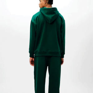 Wholesale Men Custom Oversized Hoodies 100% Cotton <b>Fleece</b> Pullover Drop Shoulder Streetwear Style Hoodie Manufacturer OEM - Product Image 6