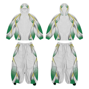 Wholesale Windbreaker <b>Sets</b> Lightweight Outfit Custom Training <b>Set</b> Embroidered Logo OEM Manufacturer - Product Image 4