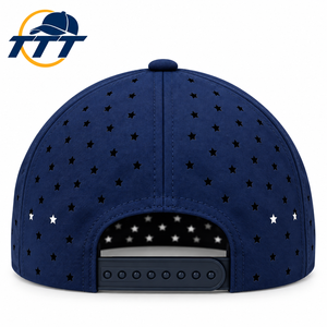 Gorra de Golf Personalizada de 5 Paneles con Logotipo Bordado, Fabricante Vietnamita, Corte Láser, Transpirable, Cierre a Presión, Gorra Deportiva, OEM, ODM, Venta al Por Mayor de Fábrica - Product Image 5
