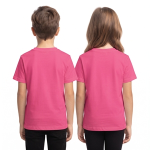 Camiseta Unisex para Niños con Estampado Floral Personalizado, Cuello en V, Diseño de Flores por Sublimación, Tops Casuales para Niños y Niñas, Ropa al por Mayor OEM - Product Image 2