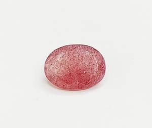 Cuarzo Rojo Fresa AAA, Gema Redonda Ovalada Radiante Facetada, 16*14.5 mm, 7 Ct, Gema 100% NATURAL para Joyería - Product Image 4