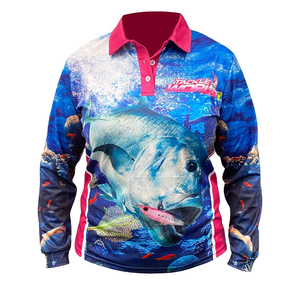 Camiseta de Pesca Personalizada de Moda, Sublimada, para Caza y Pesca, de Manga Larga, Hecha en Pakistán, para Hombre - Product Image 6