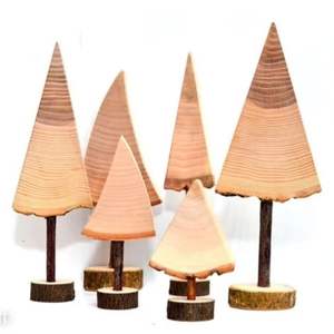 <b>Wooden</b> and MDF <b>Christmas</b> <b>Tree</b> Decoration for Table and Mantel Festive Ornament for Home Decor - Product Image 5