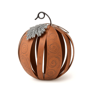 Best Arrival Metal Iron Pumpkin Decor Spooky Halloween Party With Customized Color Shape Size for Home Decor - Product Image 6
