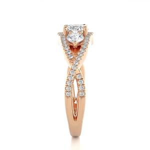 เครื่องประดับสุดหรูมาใหม่แหวนทอง10K 14K 18K 22K ทำจากทองคำแหวนหมั้นเพชรดีไซน์ตามสั่งสำหรับผู้หญิง - Product Image 3