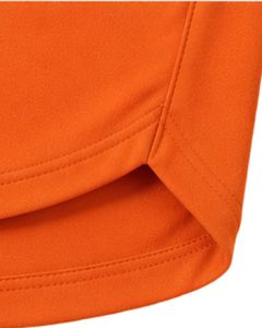 Women Orange Sleeveless Tank Top And Shorts <b>Set</b> Cotton Spandex Casual Summer Lounge Wear Two Piece Outfit Fitness Yoga OEM - Product Image 6