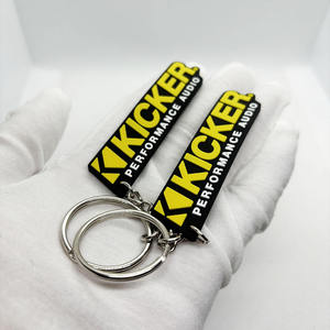 Porte-clés en caoutchouc Kicker Performance Audio, rectangulaire, flexible, en PVC gaufré 3D, cadeau - Product Image 5