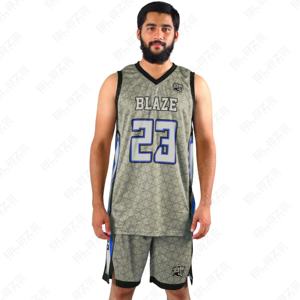 OEM ชุดเล่นบาสเก็ตบอลซักได้ไซส์ใหญ่ระบายอากาศได้ดีเหมาะสำหรับฤดูร้อน - Product Image 2