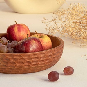 Frutero de Madera de Nogal Hecho a Mano, Acabado Clásico, Apto para Alimentos, Técnica de Pulido para Servir Aperitivos con Elegancia en Fiestas - Product Image 2