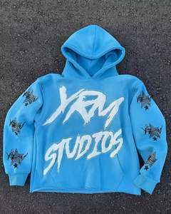 Chándal de Hombre con Capucha, Estilo Casual, Corte Regular, Lavado Ácido, Estampado, 100% Algodón, Transpirable y de Secado Rápido, en Oferta - Product Image 4