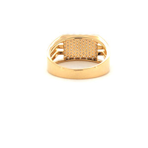 Bijou de charme unisexe style hip-hop plaqué or rose, micro-incrusté de diamants géométriques cultivés en laboratoire certifiés IGI, idéal pour les fêtes - Product Image 4