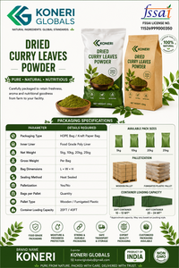 Polvo de Hoja de Curry Secado por Aspersión de Calidad de Exportación, Grado Alimenticio, 100% Puro e Ingredientes Herbales Naturales para Alimentos Saludables y Mezclas de Especias - Product Image 3