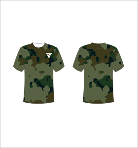 Wholesale Custom Men T Shirt Olive Camo Pattern Graphic Tee High Quality Sublimation Forest Camouflage Streetwear Mens <b>Tshirts</b> B - Product Image 1