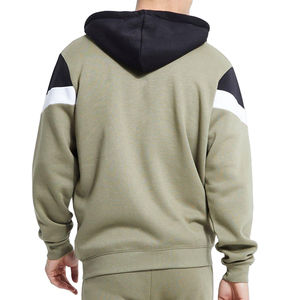 Ensemble de survêtement sport décontracté avec short et sweat à capuche, couleur unie, 100% coton, polaire respirant, haute qualité, automne, vente en gros, élégant - Product Image 3