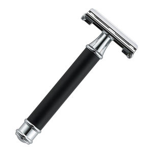Maquinilla de Afeitar de Seguridad Profesional de Alta Calidad Personalizable con Doble Hoja de Acero Inoxidable y Mango Largo para Hombre, Marca Personalizada, Segura y Cómoda - Product Image 2