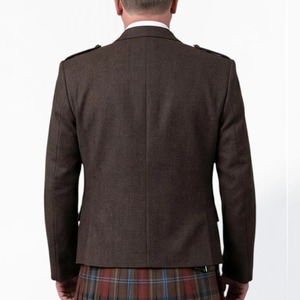 Chaqueta Kilt de Tweed Argyle, Lana Serge, Estilo Escocés, para Fiestas, Chaquetas Kilt para Hombre - Product Image 2