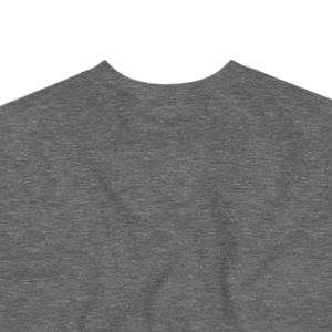 Sweat-shirt unisexe gris chiné foncé à col rond, avec motif brodé circulaire, en polaire, à manches longues, vêtement décontracté et tendance - Product Image 6